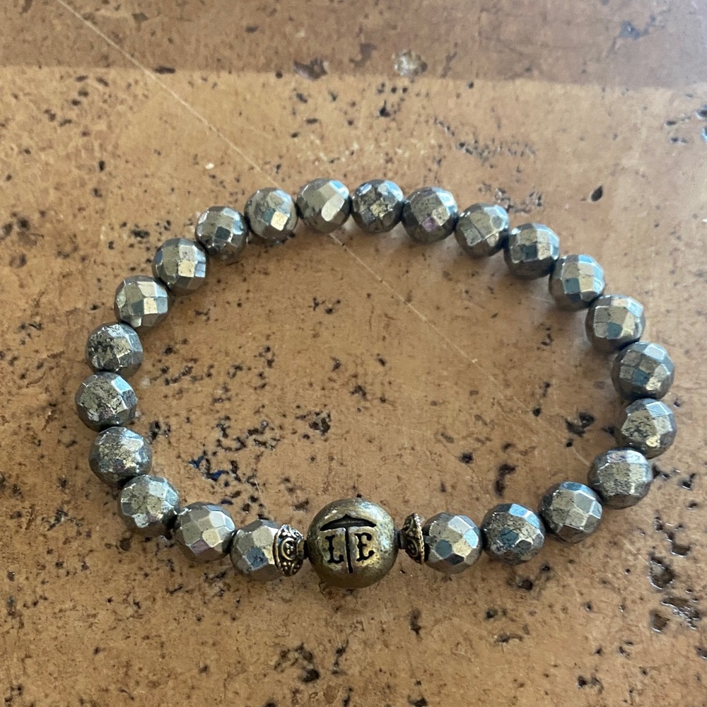 Elegant Silver Beaded Bracelet